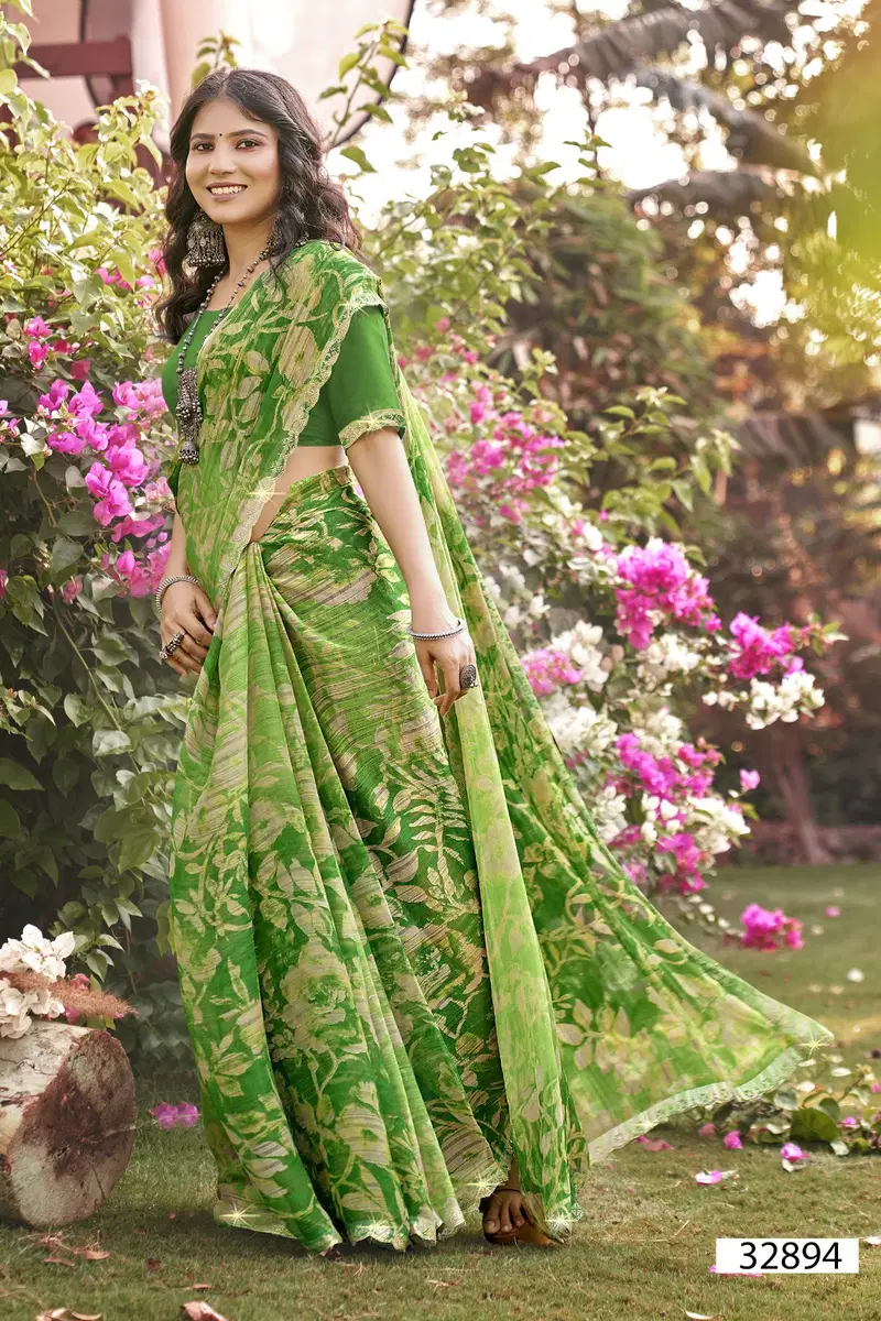 Simona Vol 7 By Vallabhi Chiffon Printed Wholesale Daily Wear Saree In India